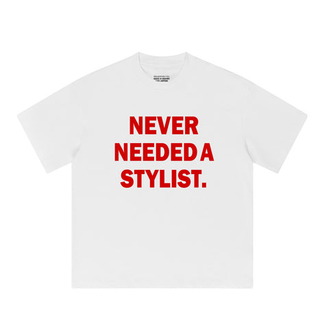 " NEVER NEEDED " RED
