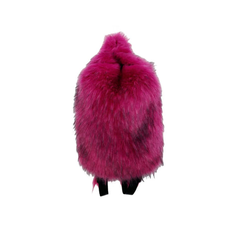 Rose Pink Fur Backpack