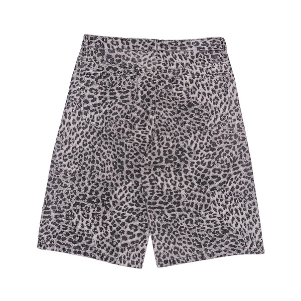 LEOPARD PRINT JORTS