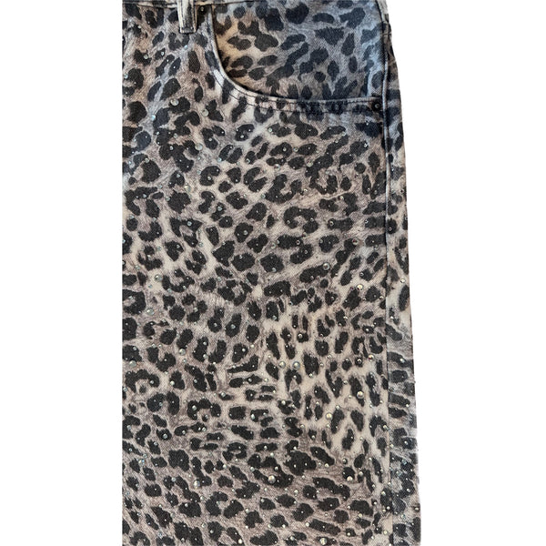 LEOPARD PRINT JORTS