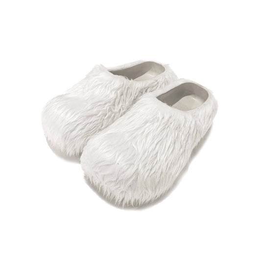 WHITE FUR MULES