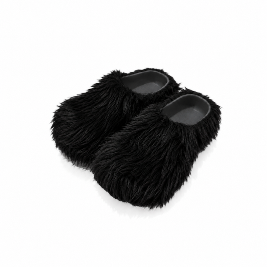 MIDNIGHT SHORT FUR SLIPPERS