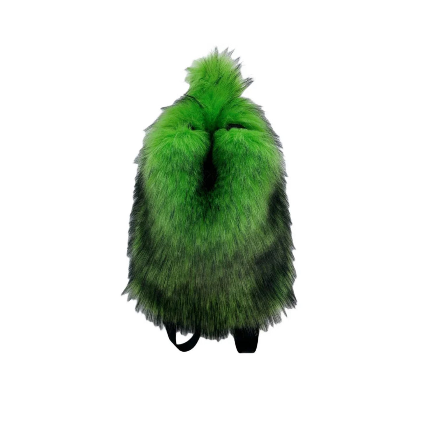SLIME GREEN FUR BACKPACK