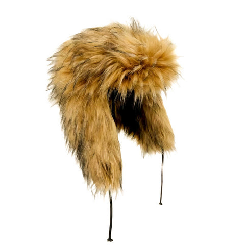 GOLD BEAR FUR HAT