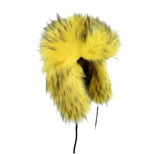 YELLOW FUR HAT