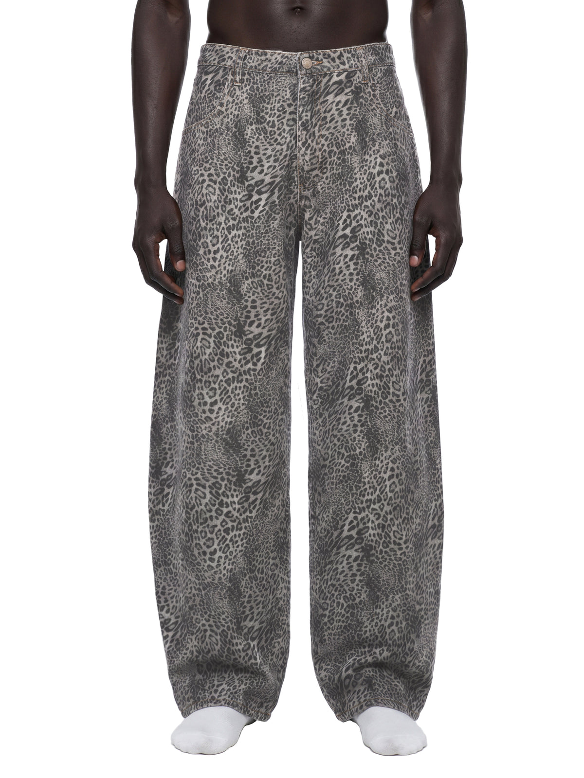 leopard,cheetah,streetwear,wide,leg,pants,jeans,mens,unisex